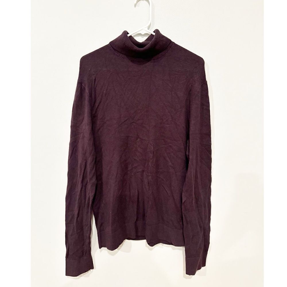 Abercrombie and fitch soft a&f cotton cashmere sweater purple